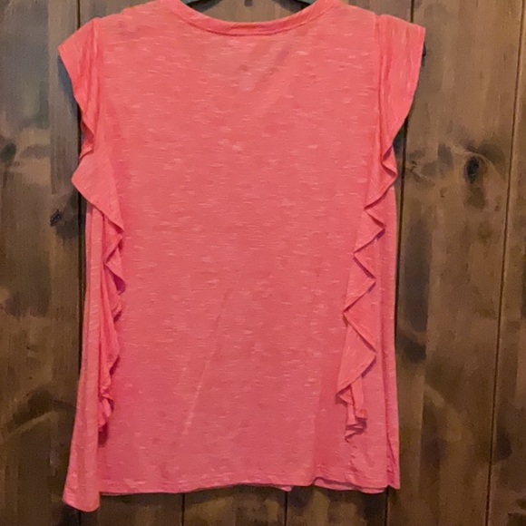 Westbound Pink Ruffled Blouse - Picture 4 of 4